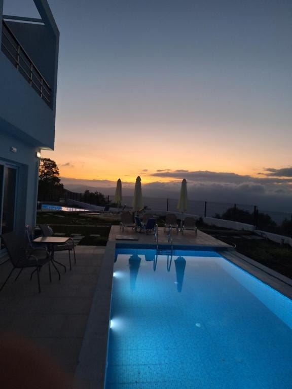 Pool view at afternoon